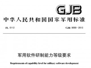 行业标准丨GJB8000-2013 军用软件研制能力等级要求